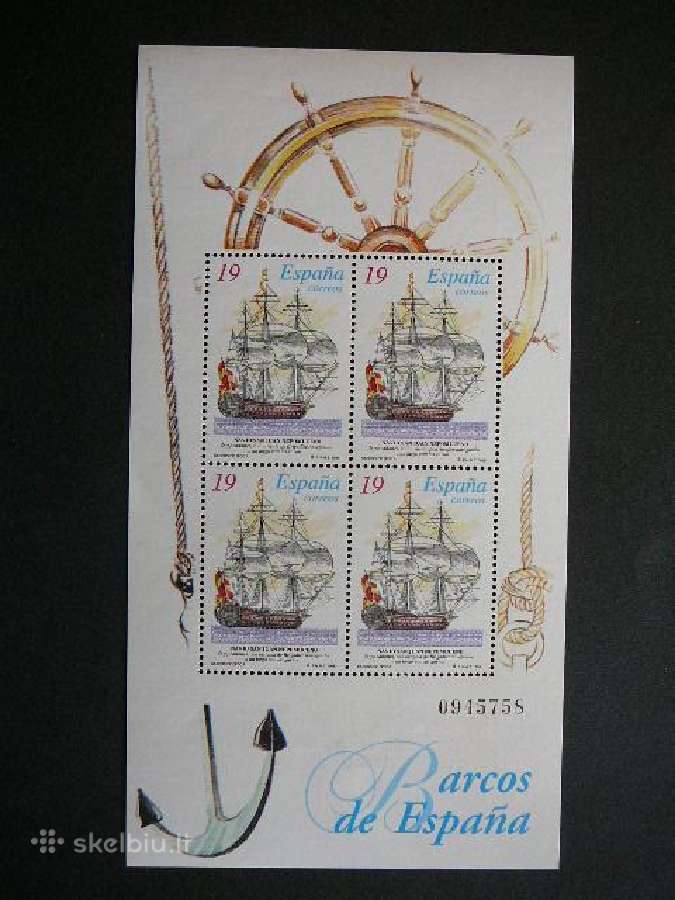 Burlaiviai Laivai Ispanija 1995 Mnh sp28s - nuotraukos Nr. 2