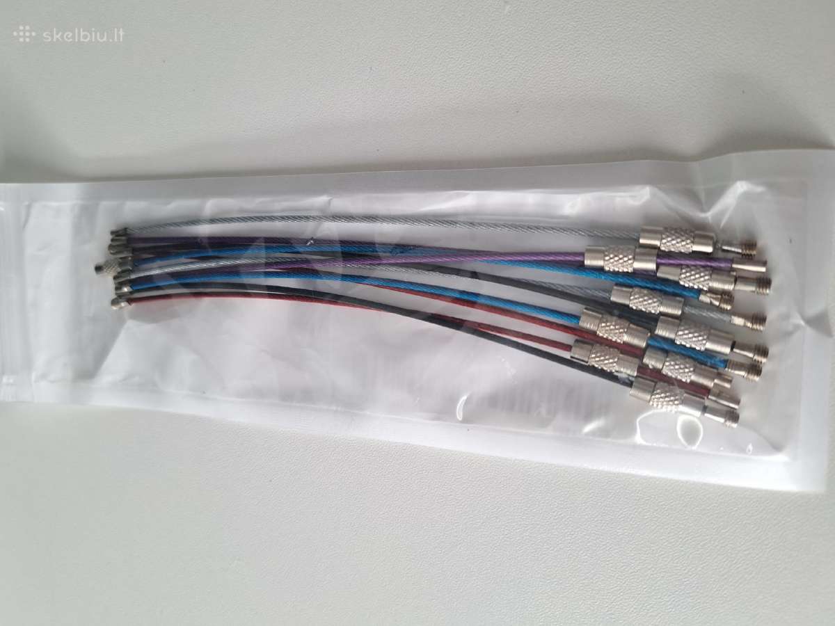 Spalvoti troseliai prisukami 10vnt