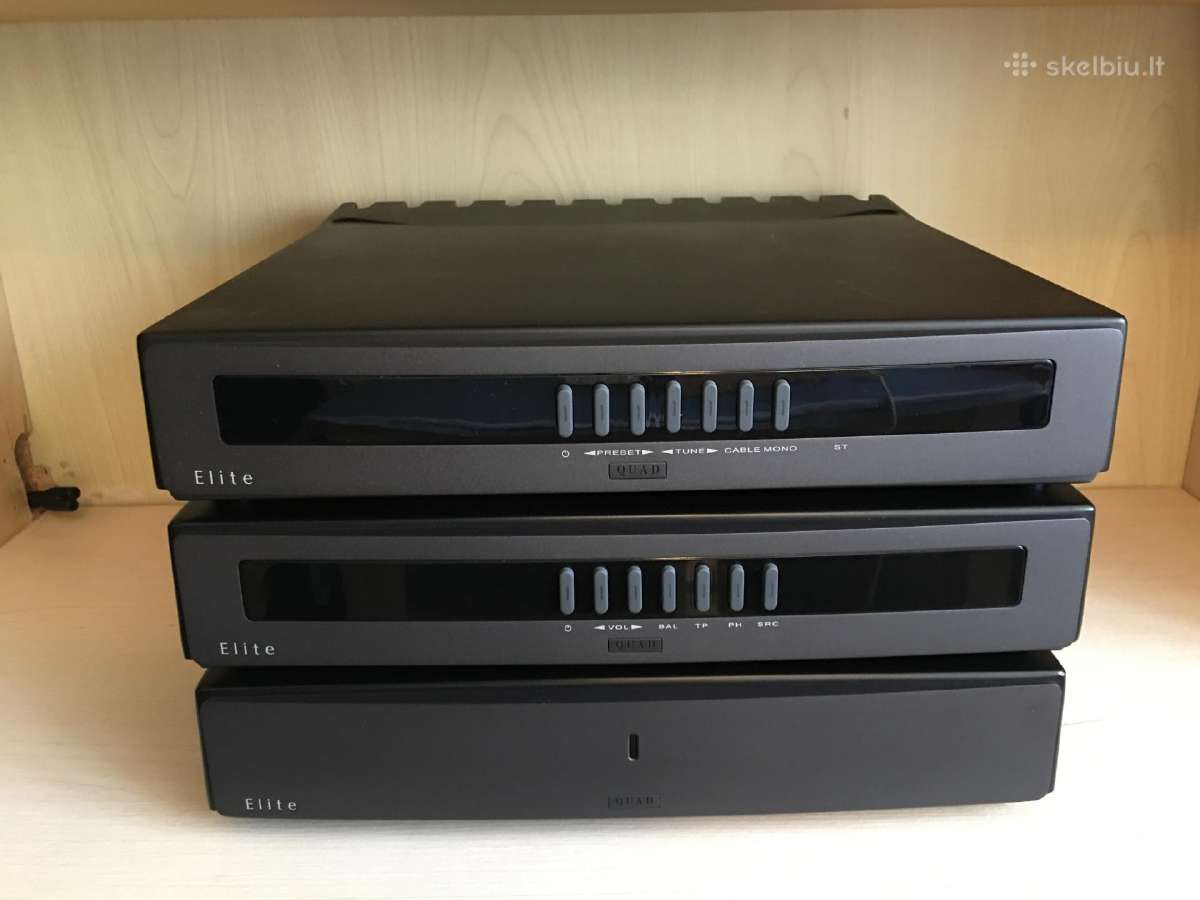 Quad Elite Series Komplektas - Amp/preamp/tuner/CD - nuotraukos Nr. 3