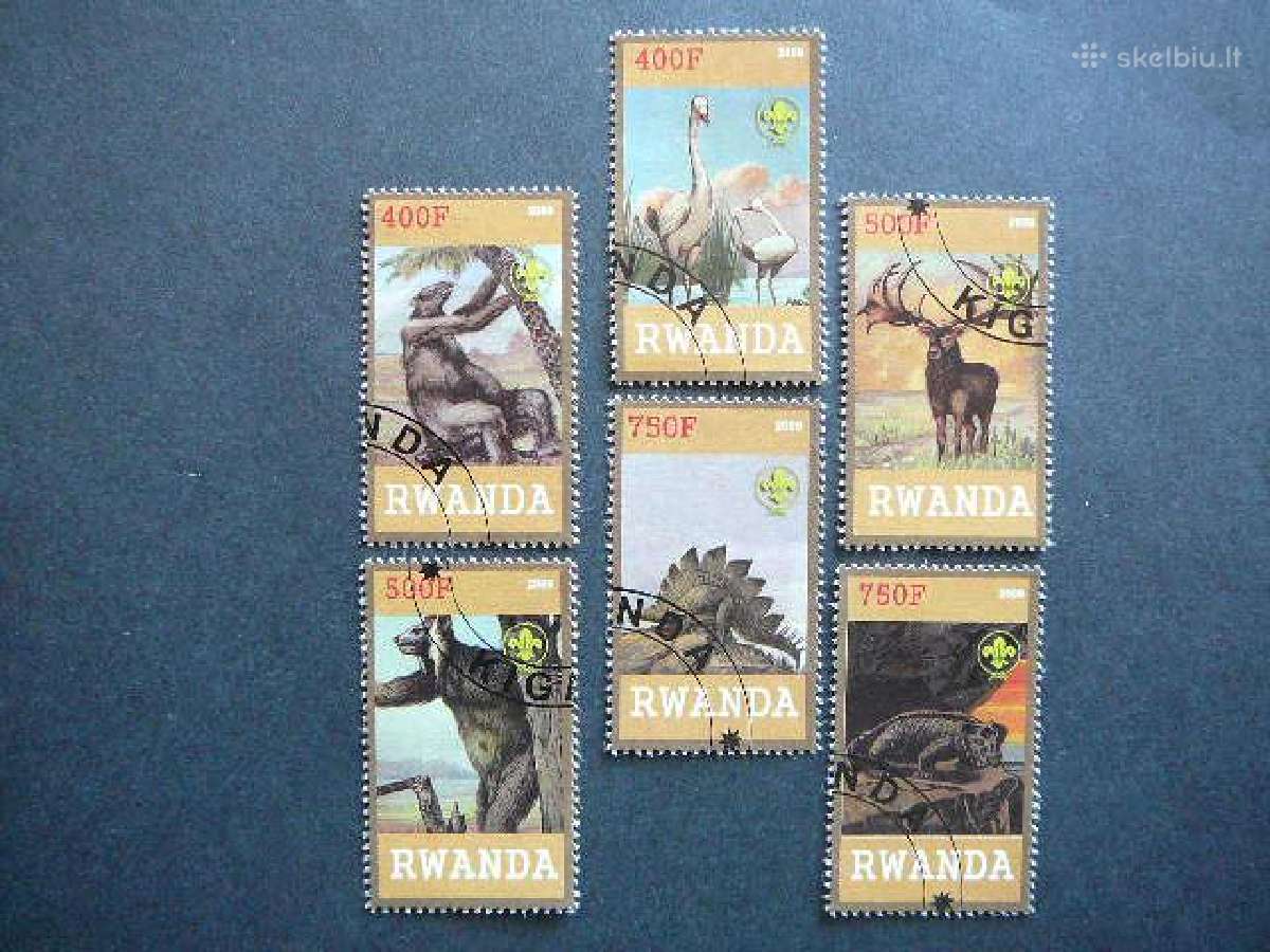 Dinozaurai Ruanda 2009 antsp. s529d
