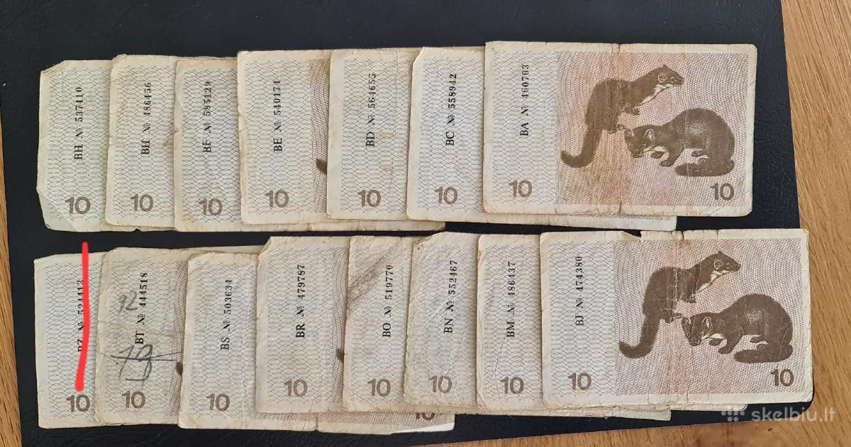 10 talonų pigūs - įvairios serijos - nuotraukos Nr. 2
