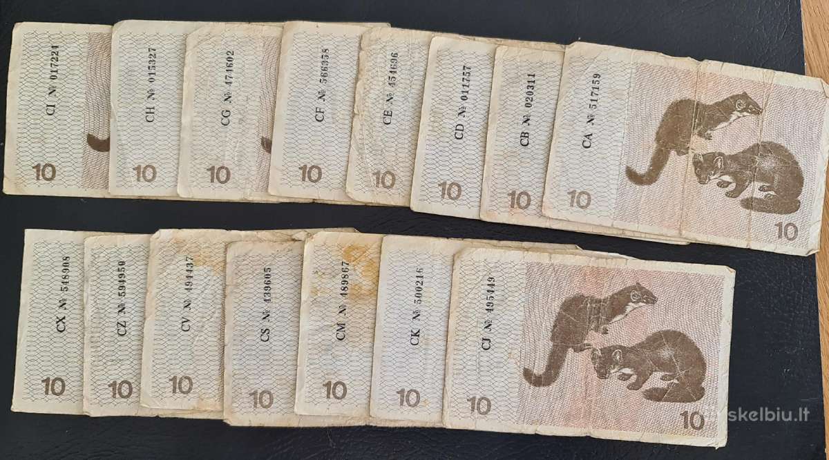 10 talonų pigūs - įvairios serijos - nuotraukos Nr. 3