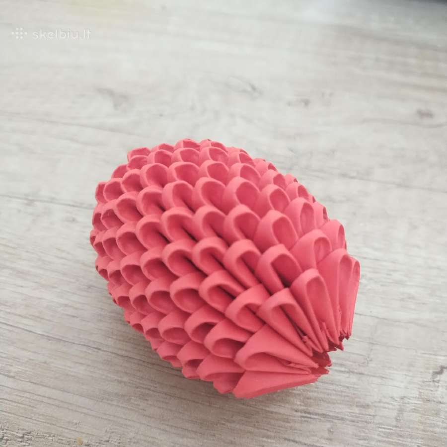 3D origami kiaušiniai Velykoms - nuotraukos Nr. 3
