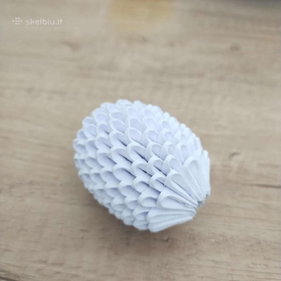 3D origami kiaušiniai Velykoms - nuotraukos Nr. 7