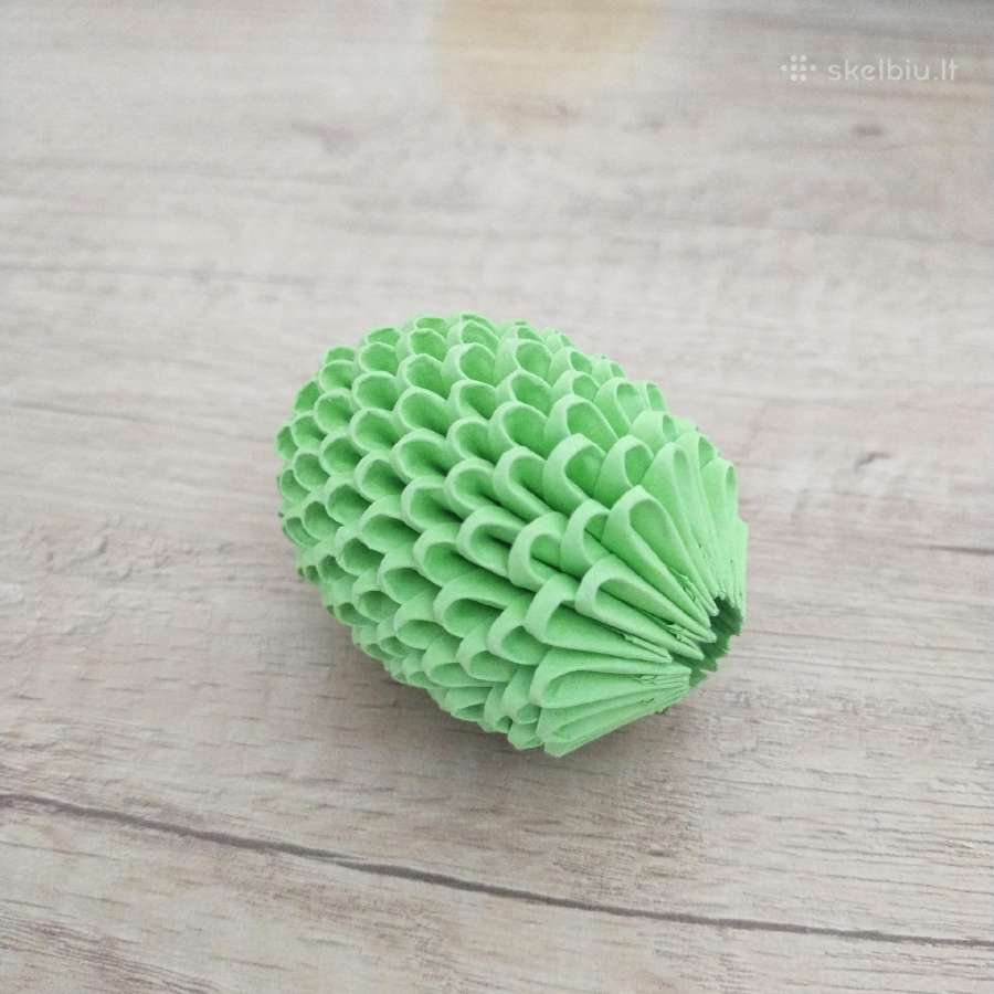3D origami kiaušiniai Velykoms - nuotraukos Nr. 8
