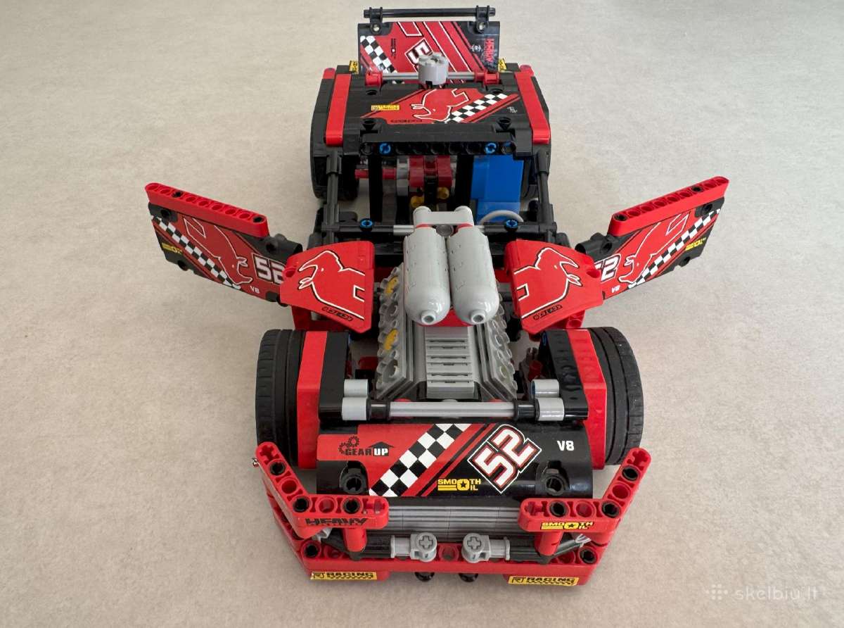 Lego Technic: Lenktyninis Sunkvežimis/mašina 42041 - nuotraukos Nr. 4