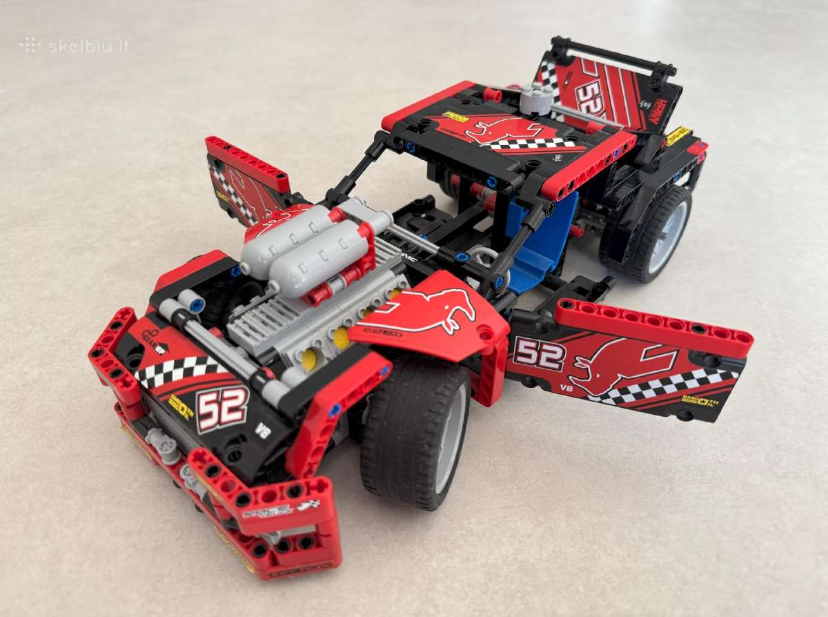 Lego Technic: Lenktyninis Sunkvežimis/mašina 42041 - nuotraukos Nr. 6