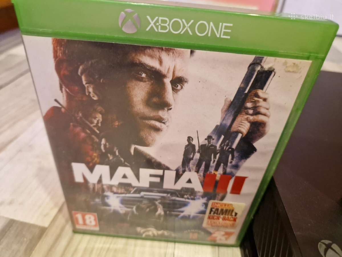Xbox One su dviem žaidimais (Mafia 3 ir Fifa 19) - nuotraukos Nr. 6