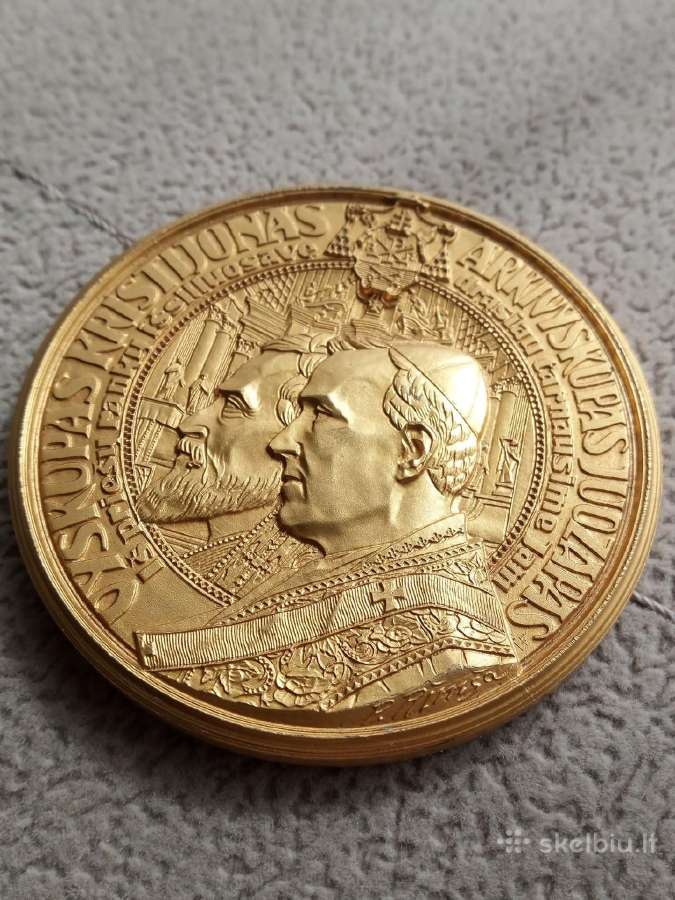 Rimšos vyskupų medalis 60mm - nuotraukos Nr. 2