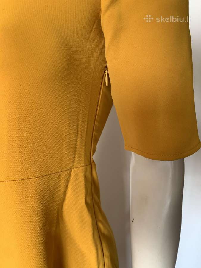 Grastyčių spalvos suknelė žemiau kelių - nuotraukos Nr. 8