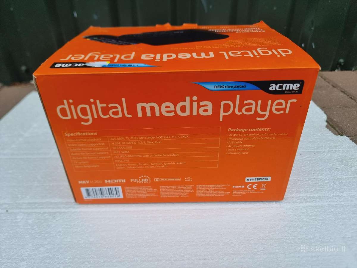 Mutimedia grotuvas Acme Dp-01 - nuotraukos Nr. 2