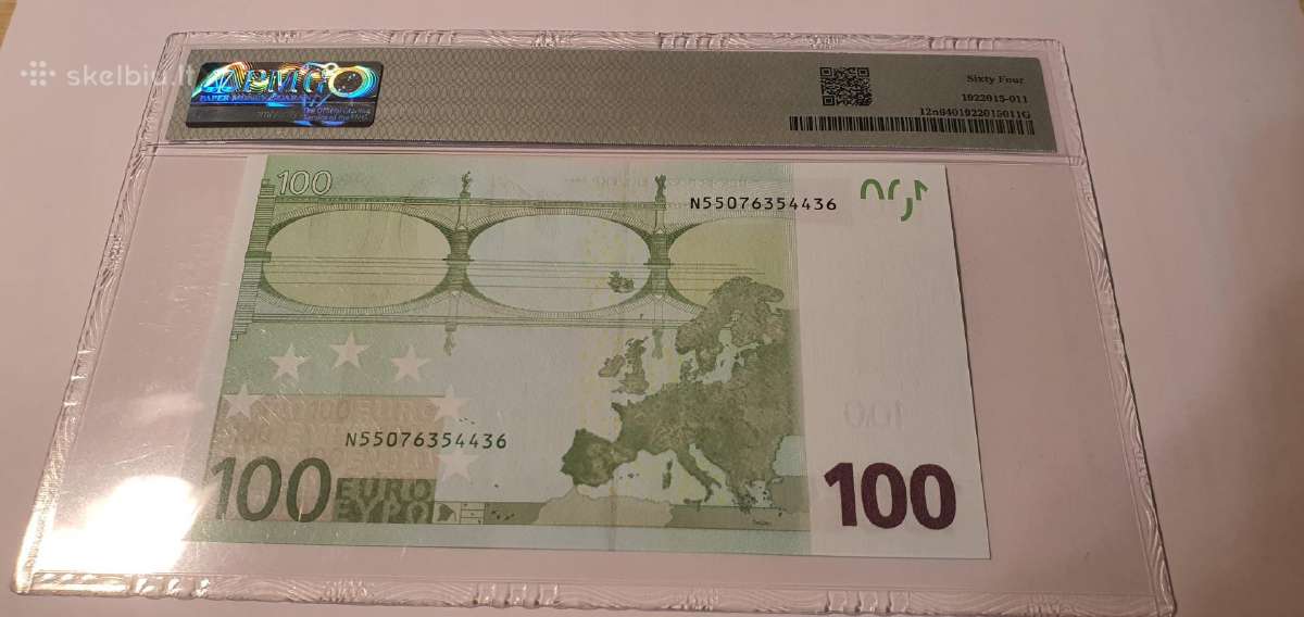 100 euru banknotas antro leidimo - nuotraukos Nr. 2