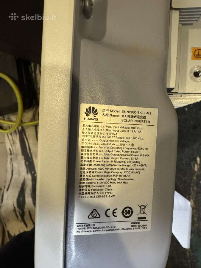 Huawei inverter 8kw - nuotraukos Nr. 4