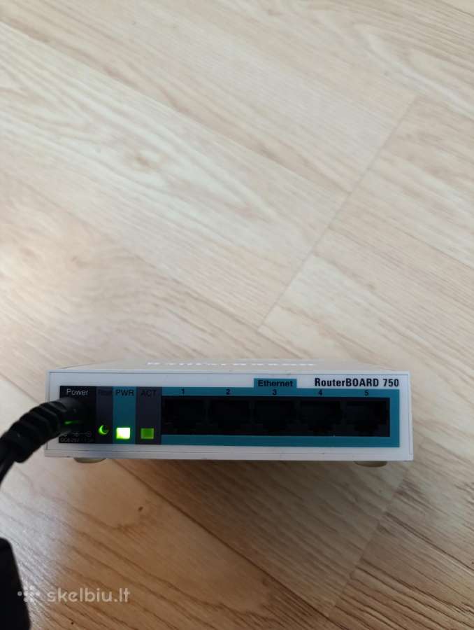 Maršrutizatorius Mikrotik Rb750 - nuotraukos Nr. 3