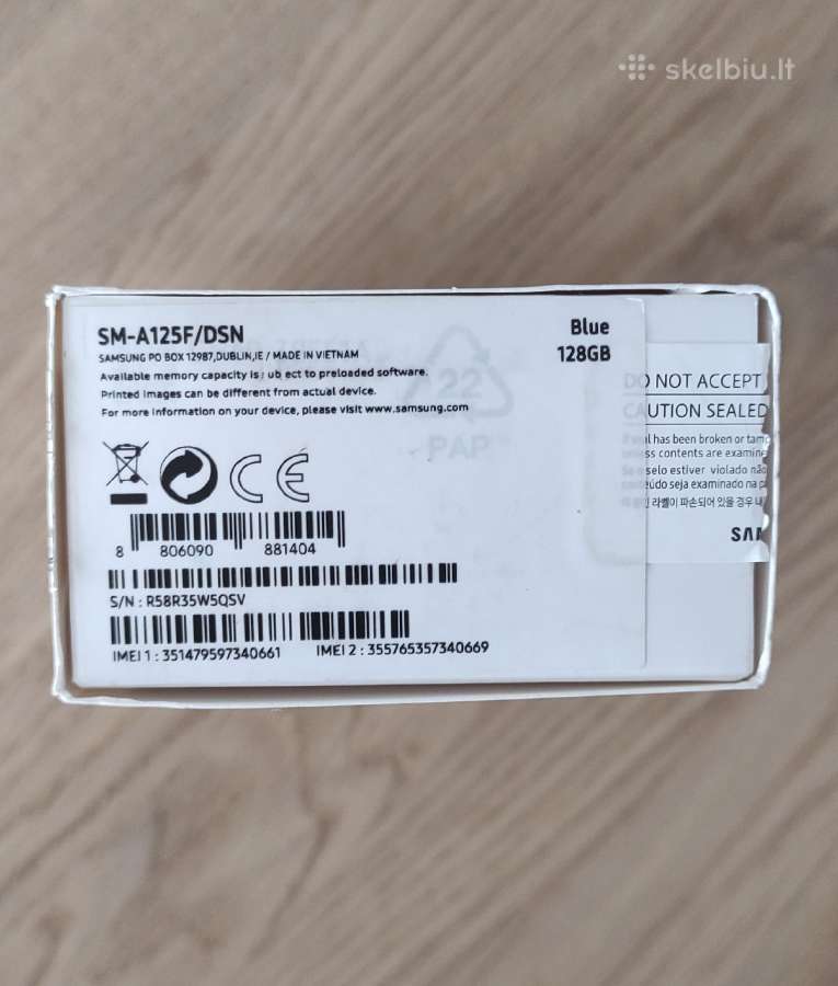 Parduodamas Samsung Galaxy A12 - nuotraukos Nr. 3