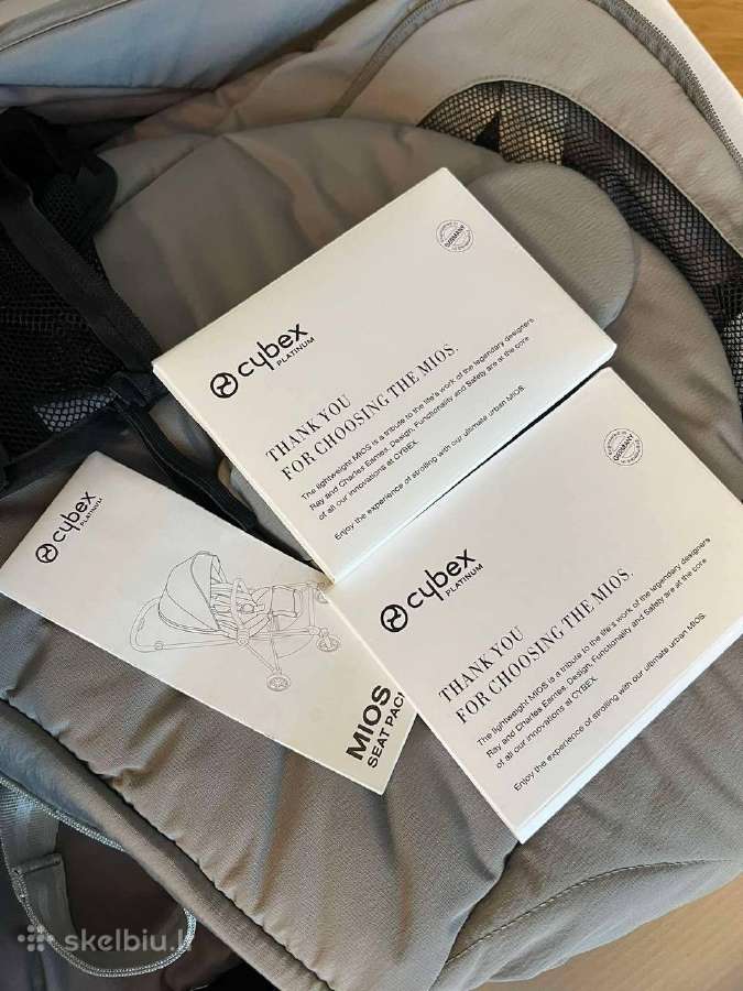 Visiskai naujas Cybex Mios komplektas 3in1 - nuotraukos Nr. 7