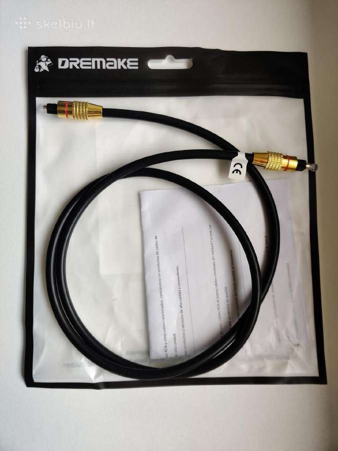 1m optinis audio laidas