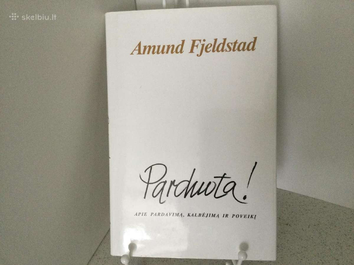 Ypatinga Amund Fjeldstad knyga apie pardavimo meną - nuotraukos Nr. 2