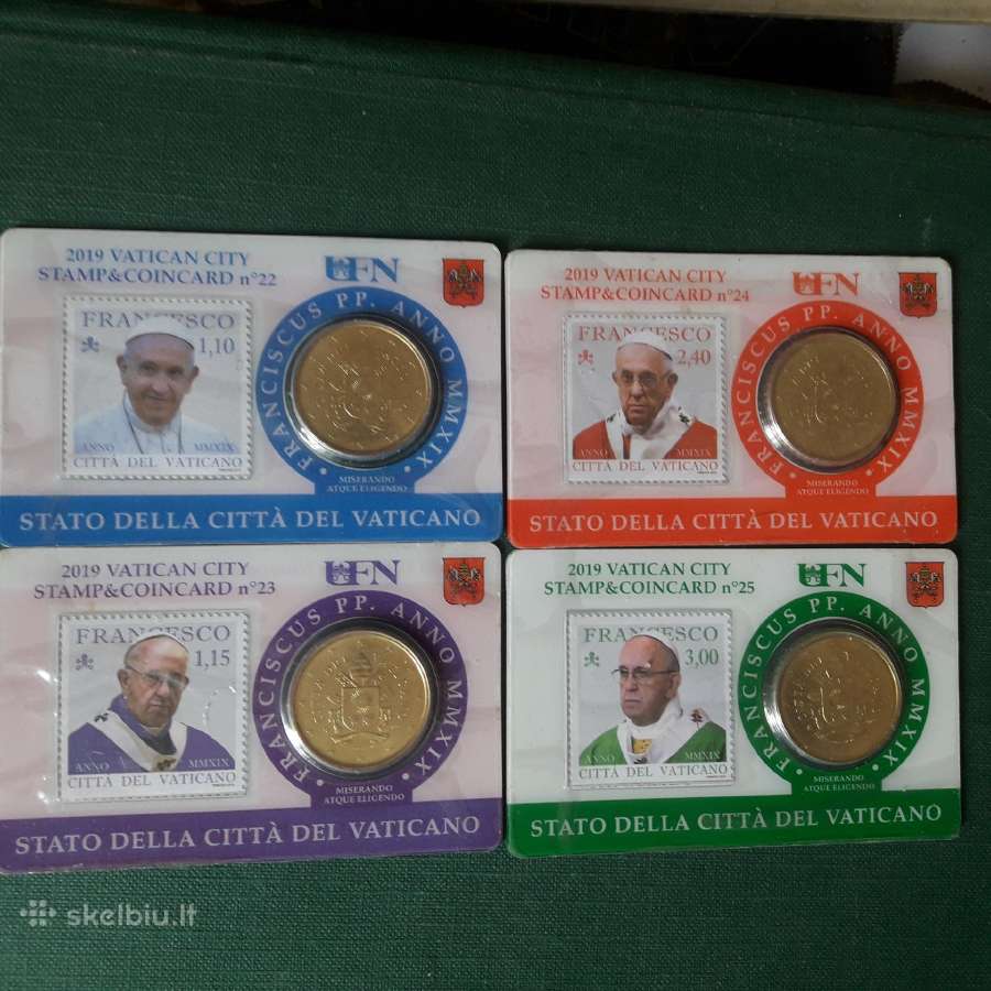Parduodu Vaticano 50ct su pasto zenklu