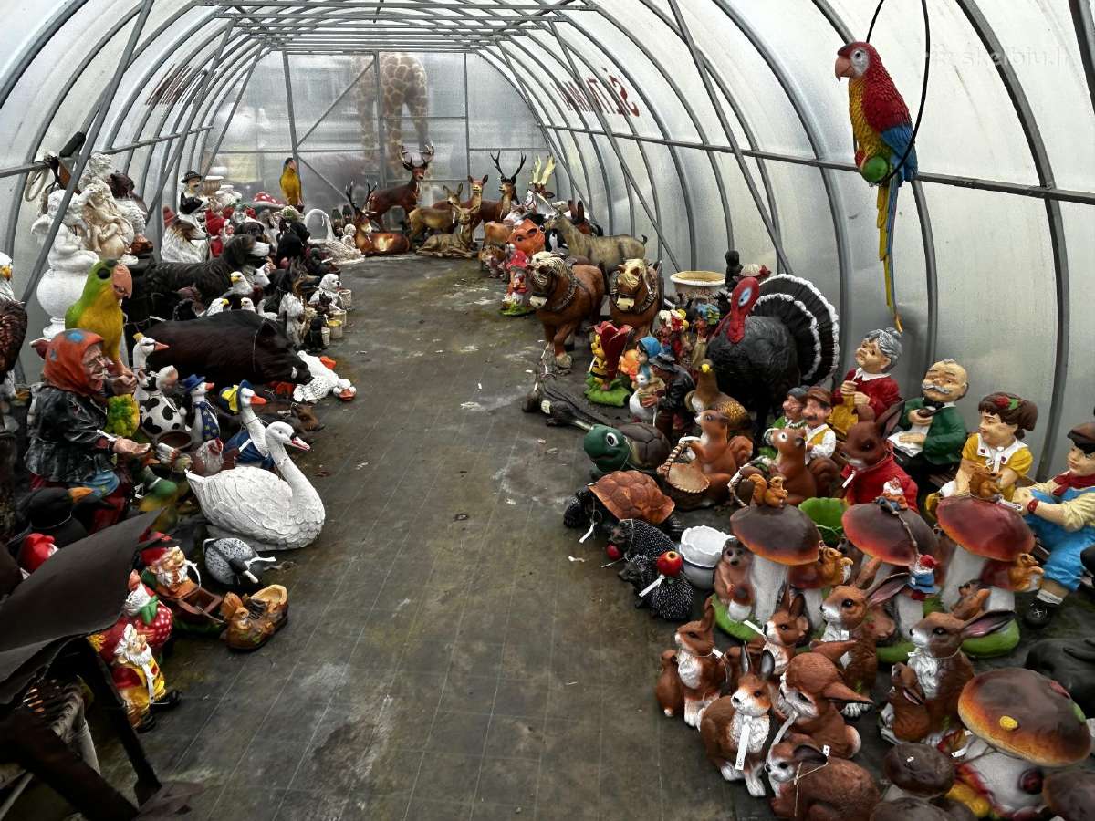 Sodo dekoracijos, fontanai, skulptūros, gėlės - nuotraukos Nr. 17