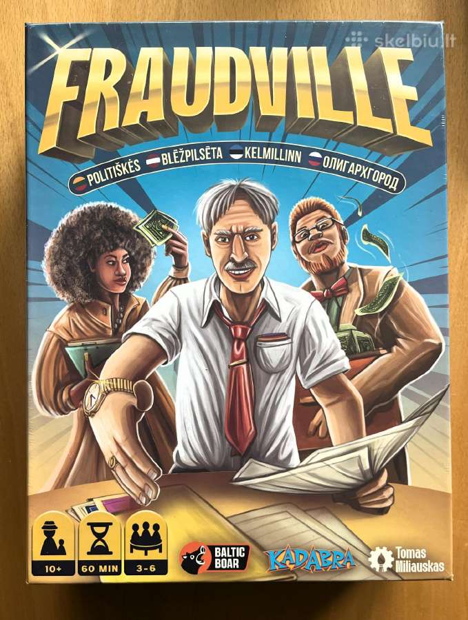 Populiarus stalo žaidimas Politiškės (Fraudville)