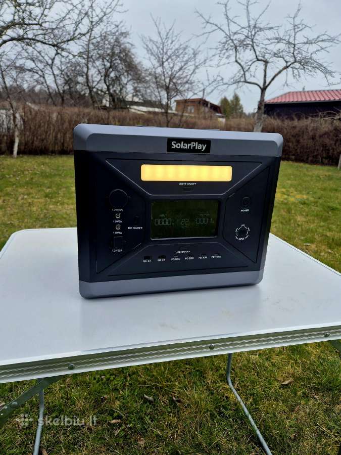 Nauja solarplay galinga elektros stotelė