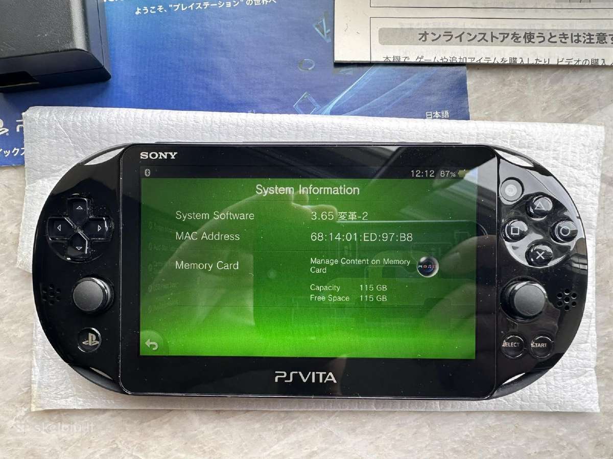 Sony Ps Vita 2000 kaip naujas tiesiai iš Japonijos - nuotraukos Nr. 3