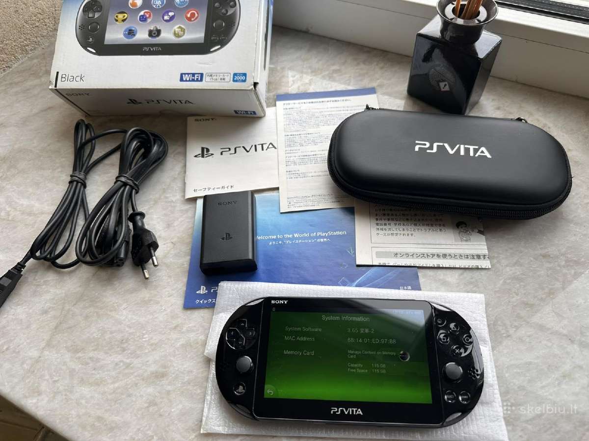 Sony Ps Vita 2000 kaip naujas tiesiai iš Japonijos - nuotraukos Nr. 4