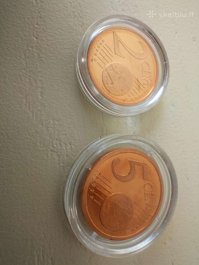 Monako moneta 2 centų 2004proof.