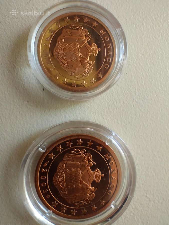 Monako moneta 2 centų 2004proof. - nuotraukos Nr. 4