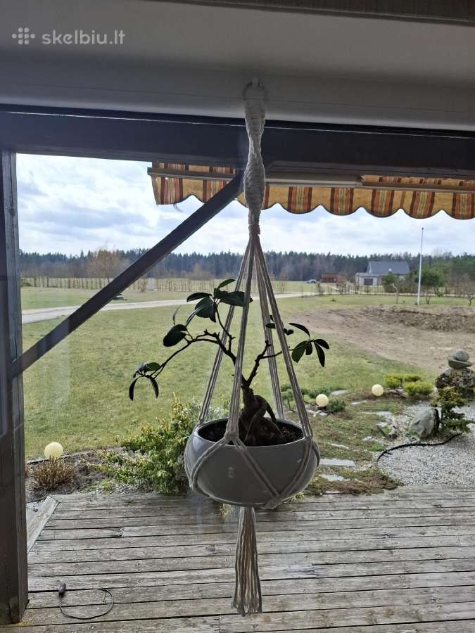 Macrame gėlių laikikliai - nuotraukos Nr. 4