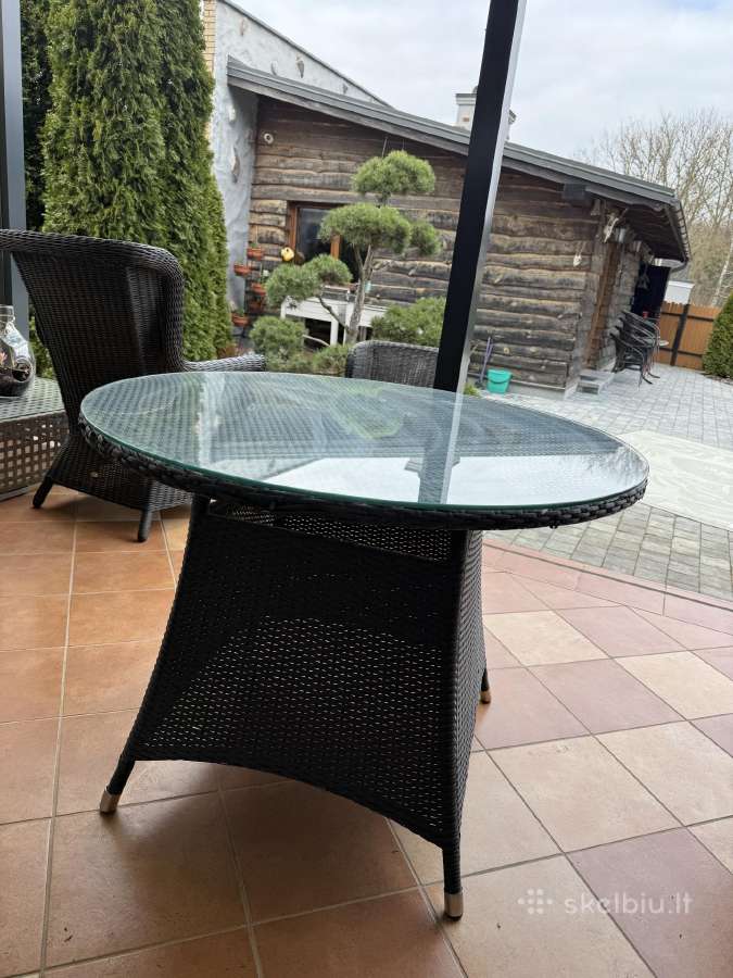 Naudotas lauko terasos stalas pl100*h75 - nuotraukos Nr. 2