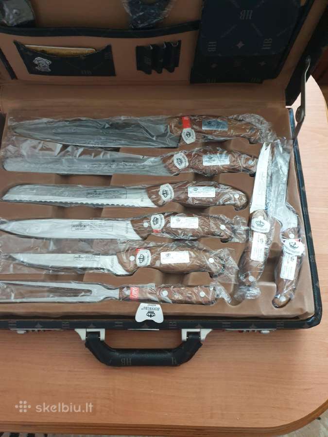 Aukštos kokybės peilių rinkinys visiškai naujas - nuotraukos Nr. 8