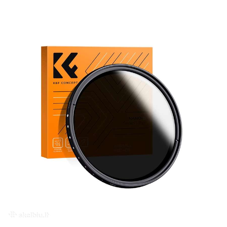 37 mm K&f Concept Variable Nd Filter - nuotraukos Nr. 2
