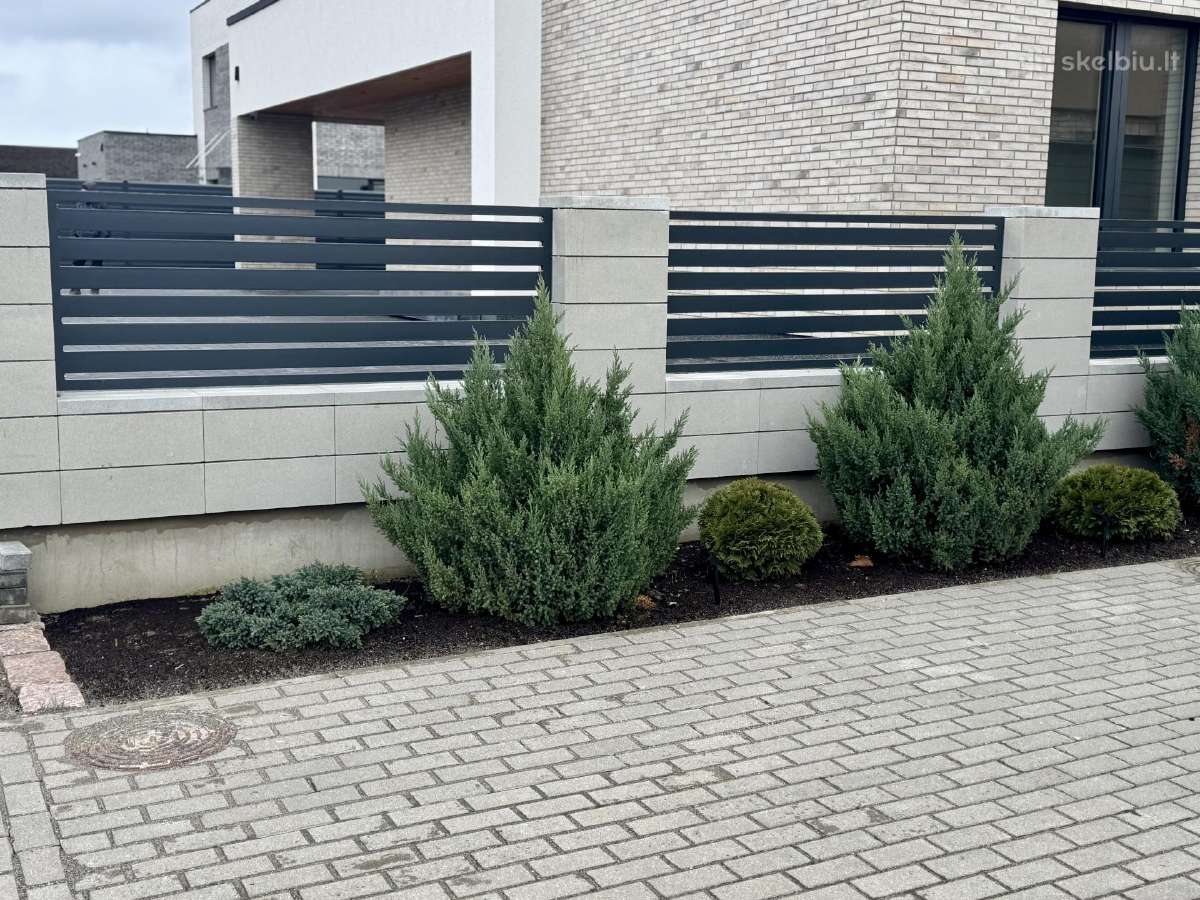 Segmentinės, Metalinės, Medinės Tvoros, Vartai - nuotraukos Nr. 5