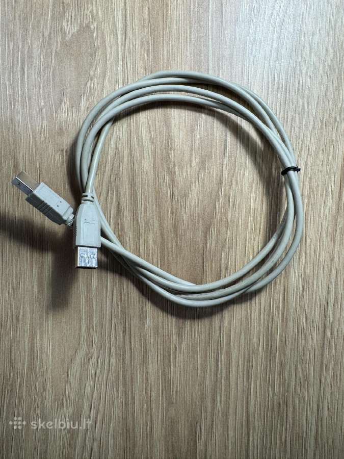 Kabelis Usb 2.0 Type A (male) - Type B (male)