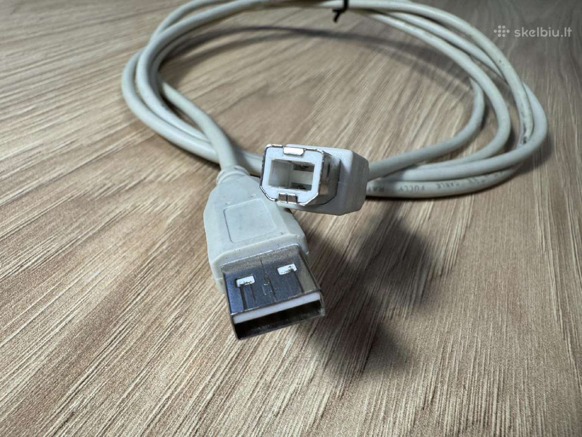 Kabelis Usb 2.0 Type A (male) - Type B (male) - nuotraukos Nr. 2