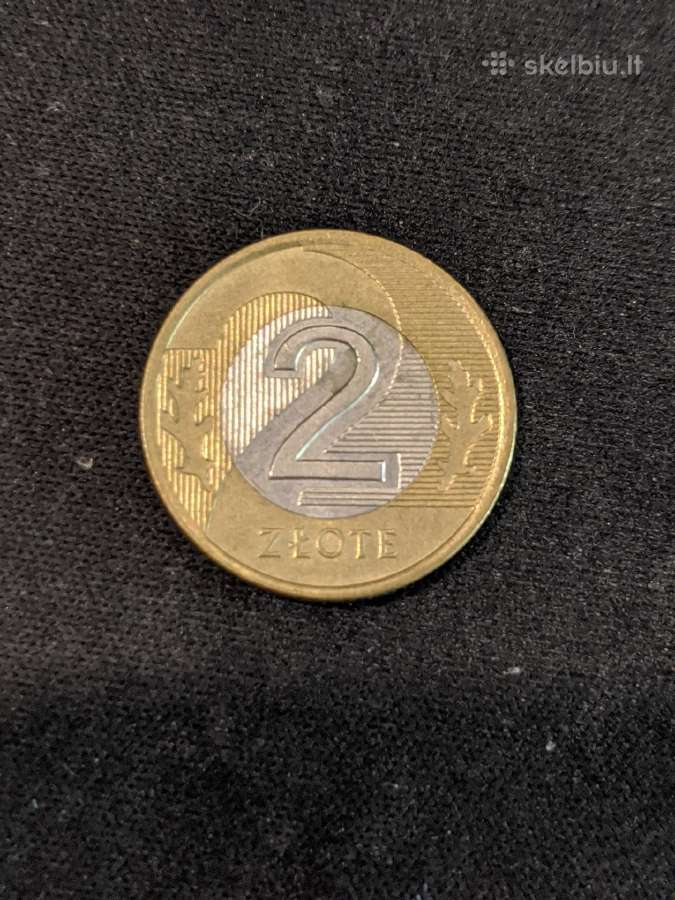 2 lenkijos zlotai 1995m