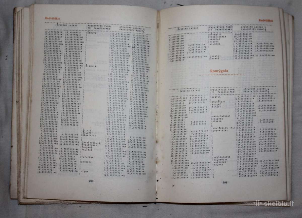 Autobusų eismo tvarkaraščiai 1977-78 ir 1981- 82 - nuotraukos Nr. 12