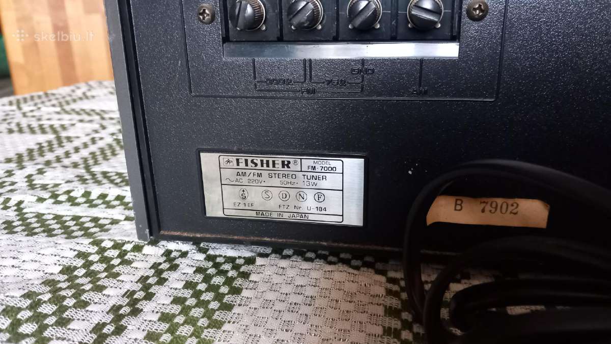 Tiuneris Fisher Fm-7000 - nuotraukos Nr. 8