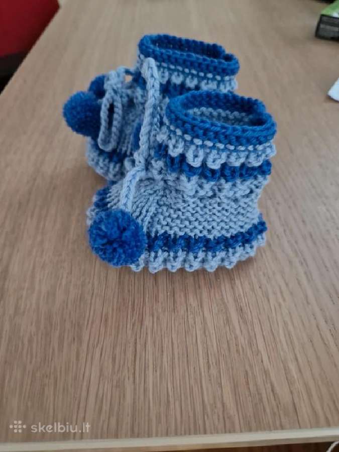 Tapukai (kojinytės) naujagimiui rankų darbo - nuotraukos Nr. 3