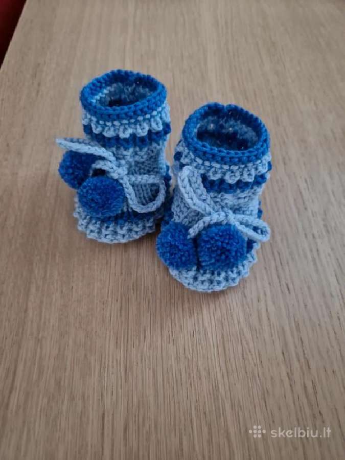 Tapukai (kojinytės) naujagimiui rankų darbo - nuotraukos Nr. 2
