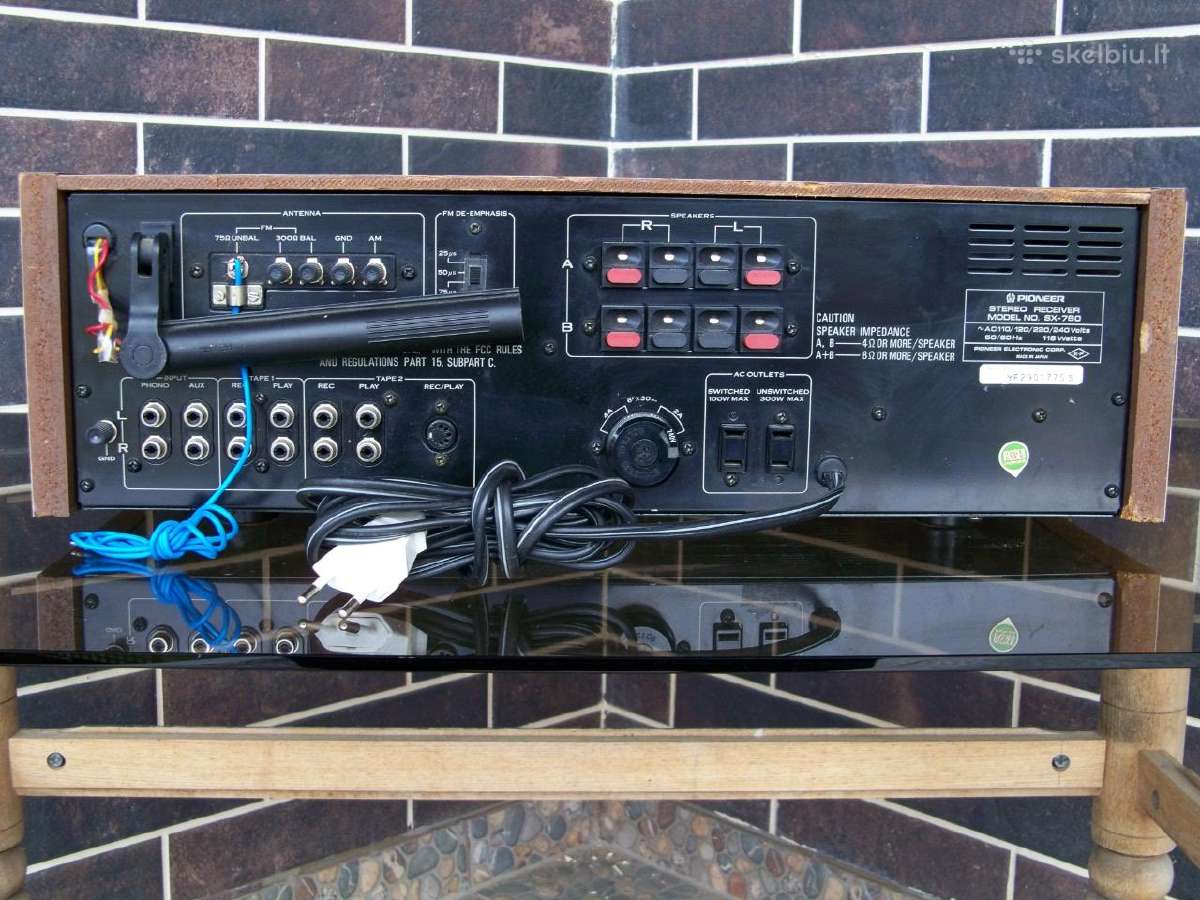 Pioneersa. Sx 980, 780, 550. Sa 9500. - nuotraukos Nr. 11