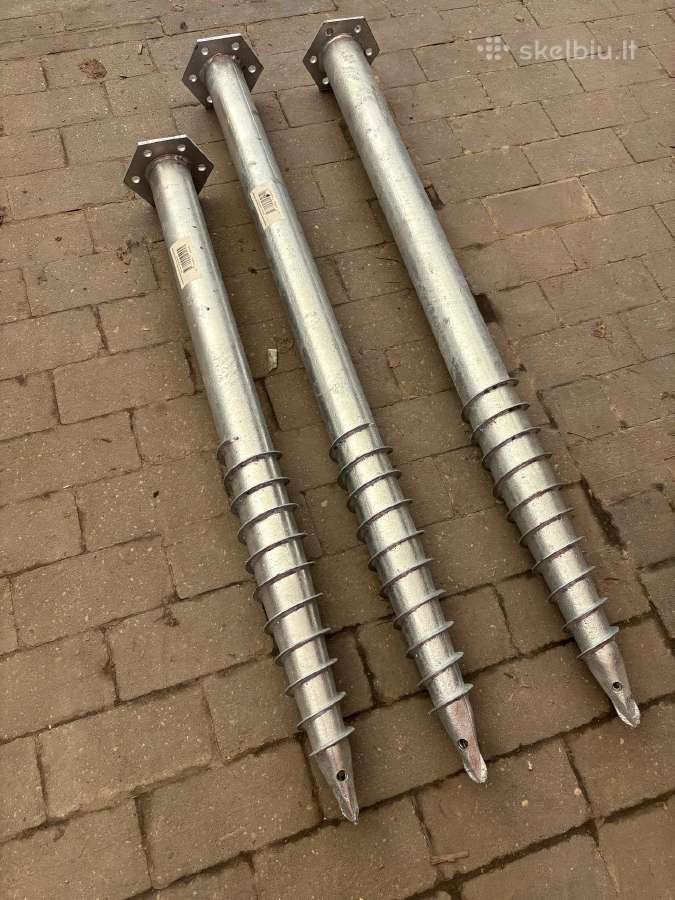Sraigtiniai pamatai/poliai
