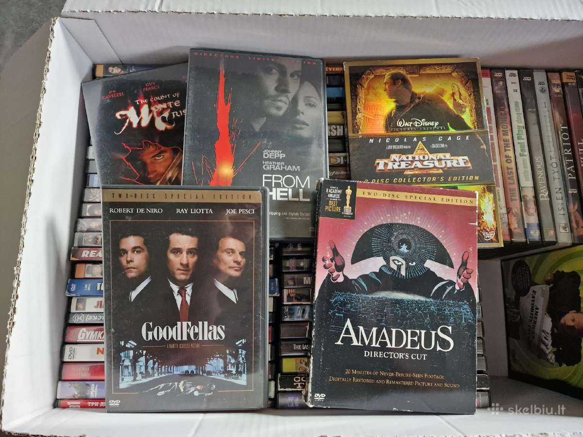Dvd filmai. 78x vnt. Kolekcija.