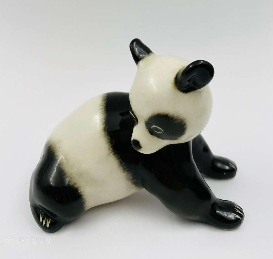 Vintažinė statulėlė Panda kolekcijai, Lfz - nuotraukos Nr. 2