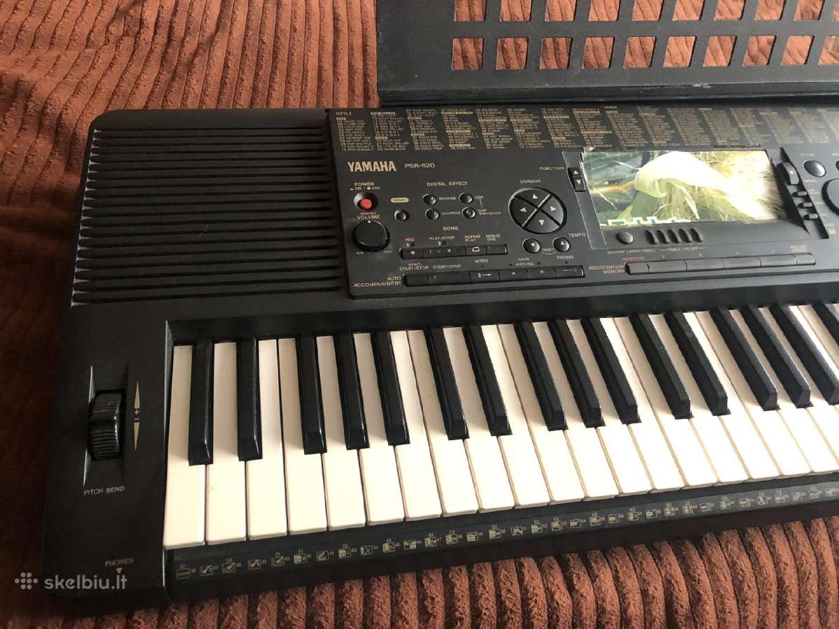 Sintezatiorius Yamaha 620psr - nuotraukos Nr. 2