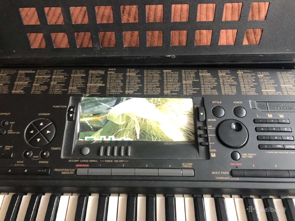 Sintezatiorius Yamaha 620psr - nuotraukos Nr. 3