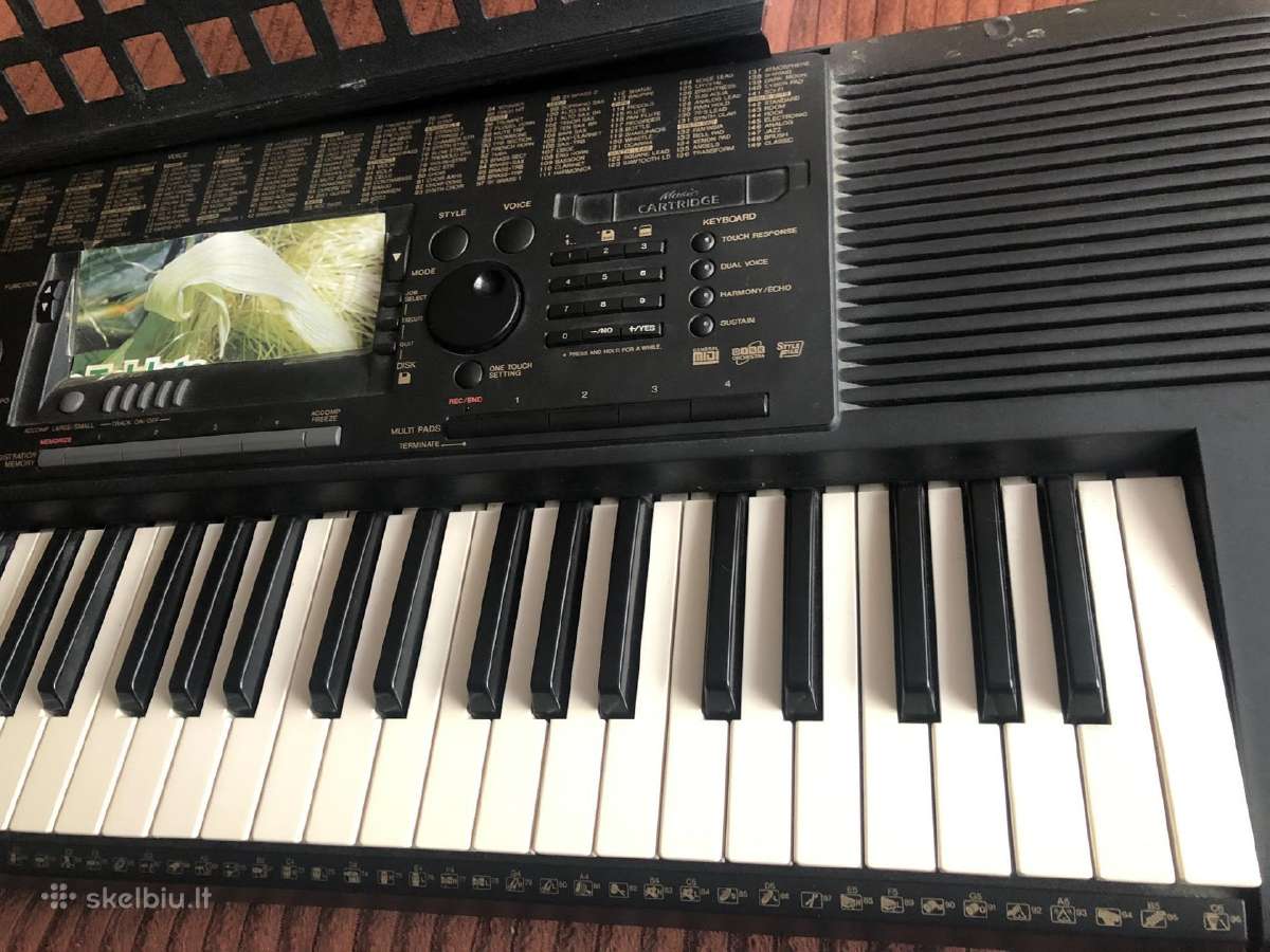Sintezatiorius Yamaha 620psr - nuotraukos Nr. 4
