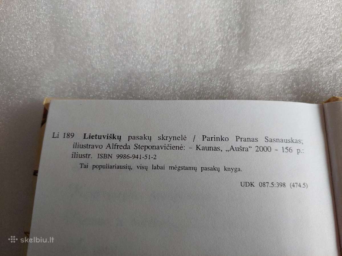 Lietuviškų pasakų skrynelė - nuotraukos Nr. 6